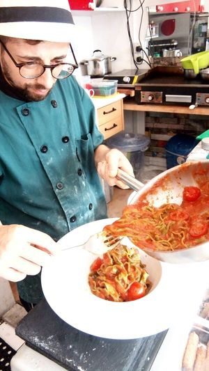 pasta special at Piadina Genuina in East London