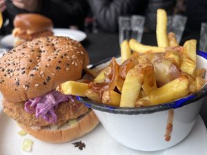 Ch*cken burger  at Box Burger in Bray