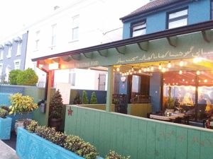Outside at Daata Tandoori in Bray