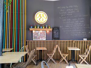 Eat-in space at Mo Mo - Saint-Gilles in Brussels