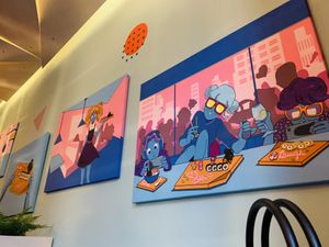 cute!;) at Sushi Plaza in Tallinn