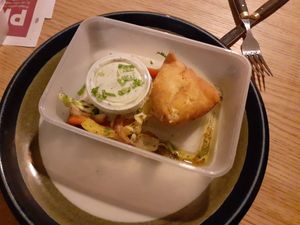 Samosa (take-out) at Masala Masala - Odengatan in Stockholm