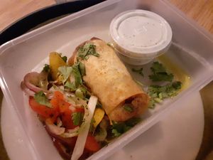 Oumph! roll (take-out) at Masala Masala - Odengatan in Stockholm