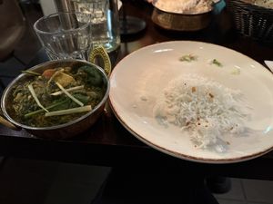 Palak “paneer"  at Masala Masala - Odengatan in Stockholm