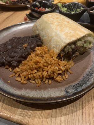 Vegan burrito   at Malo in Des Moines