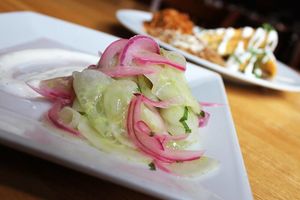 salad at Malo in Des Moines