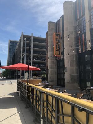 Outside at Malo in Des Moines