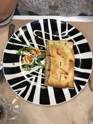 Empanada de setas con cebolla caramelizada  at Black Salad in Vitoria Gasteiz