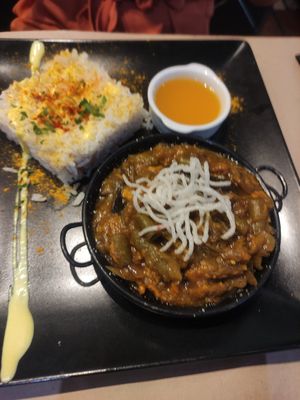 curry at Black Salad in Vitoria Gasteiz