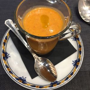 gazpacho  at Black Salad in Vitoria Gasteiz
