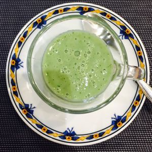 crema de plátano y dátiles  at Black Salad in Vitoria Gasteiz