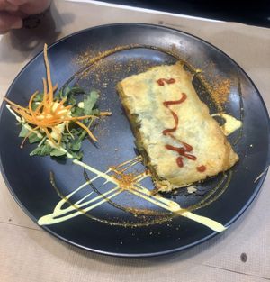 Empanada de no-bacalao  at Black Salad in Vitoria Gasteiz