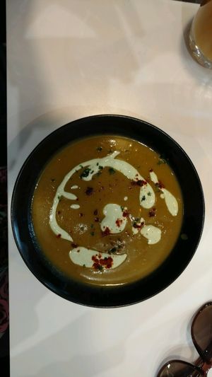 thai soup at Black Salad in Vitoria Gasteiz