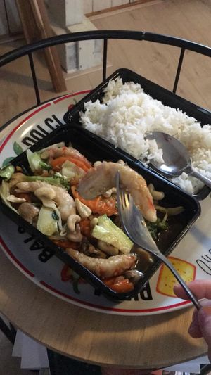 Nr. 185: veganistische garnalen at Aim Aroy in Tilburg