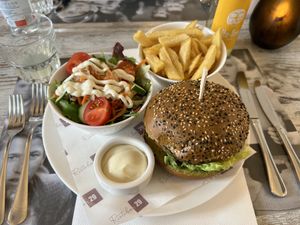 The Dutch Weed Burger.  at Ristobar Cinecitta in Tilburg