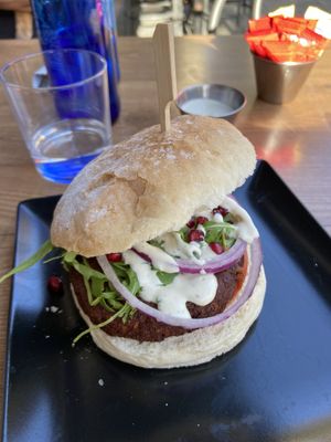 Vegan burger 🍔  at Gourmet Burger Room in Marbella