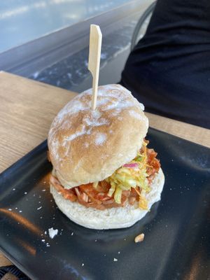 Vegan burger 🍔  at Gourmet Burger Room in Marbella