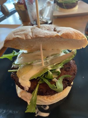 La vegana del mes, de chirivía.  at Gourmet Burger Room in Marbella