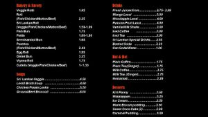 Menu 2 at SpicyZest in Farmers Branch