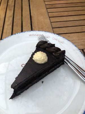 Triple Chocolate Cake  at Celicioso in Marbella