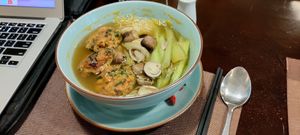 Vegan Vietnamese Soup at The Veg - Organic Vego and Tea in Hanoi