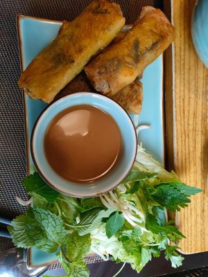 ספרינג רול at The Veg - Organic Vego and Tea in Hanoi