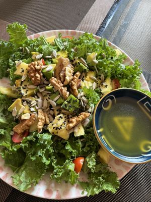 Kale salad  at The Veg - Organic Vego and Tea in Hanoi