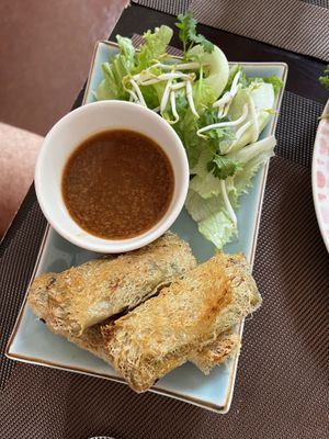 Spring roll   at The Veg - Organic Vego and Tea in Hanoi