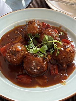 Vegan meatball   at The Veg - Organic Vego and Tea in Hanoi