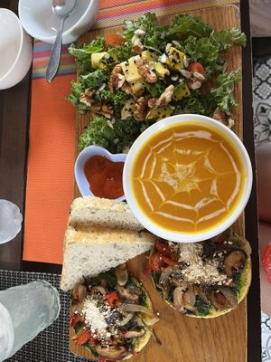 European combo   at The Veg - Organic Vego and Tea in Hanoi