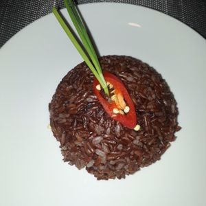 brown rice  at The Veg - Organic Vego and Tea in Hanoi