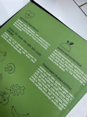   at The Veg - Organic Vego and Tea in Hanoi