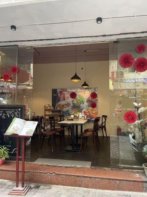   at The Veg - Organic Vego and Tea in Hanoi