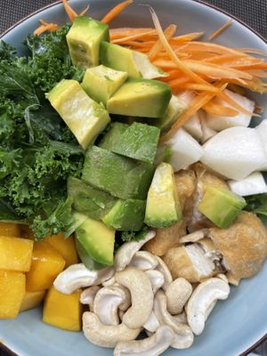 Delicious salad   at The Veg - Organic Vego and Tea in Hanoi