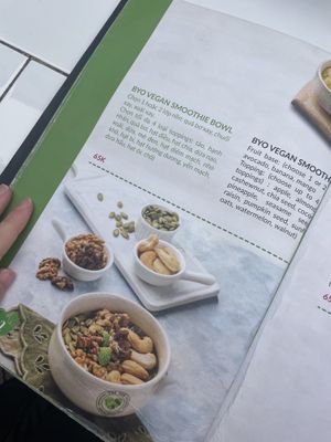 Vegan smoothie bowl  at The Veg - Organic Vego and Tea in Hanoi