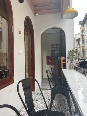 Balcony   at The Veg - Organic Vego and Tea in Hanoi