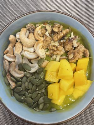 Avo mango - delicious, but more like a snack than a meal!  at The Veg - Organic Vego and Tea in Hanoi