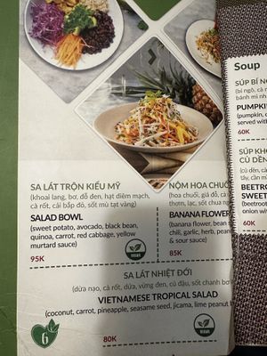 Bowls   at The Veg - Organic Vego and Tea in Hanoi