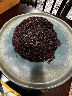 Dark rice  at The Veg - Organic Vego and Tea in Hanoi