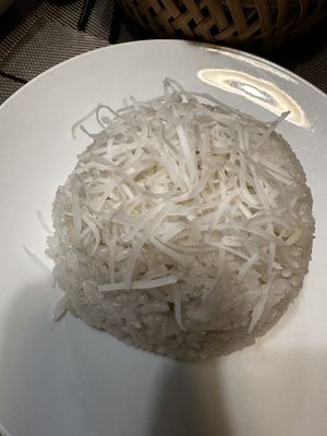 Coconut rice  at The Veg - Organic Vego and Tea in Hanoi