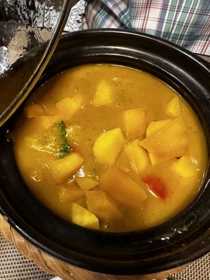 Curry (without any balls as I first thought)  at The Veg - Organic Vego and Tea in Hanoi