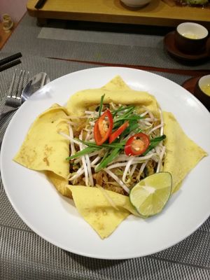 pad thai at The Veg - Organic Vego and Tea in Hanoi