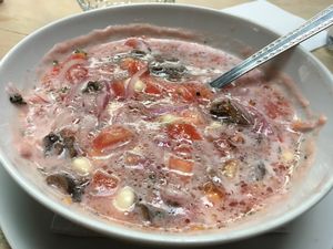 ceviche andino at Flora in Quito