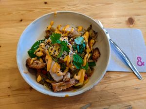 Vegan dish at Beets&Roots at beets&roots in Berlin