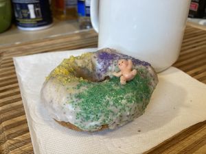 King cake donut  at J Selby's in St Paul