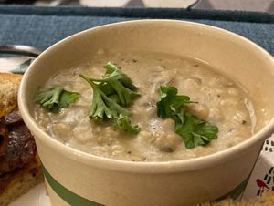 Wild rice soup  at J Selby's in St Paul