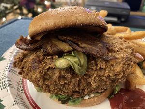 Chicken sandwich with bacun  at J Selby's in St Paul