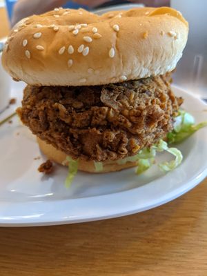 Vegan Chicken Sandwich at J Selby's in St Paul