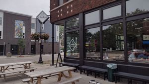 Outside at J Selby's in St Paul