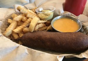 Corn dog  at J Selby's in St Paul